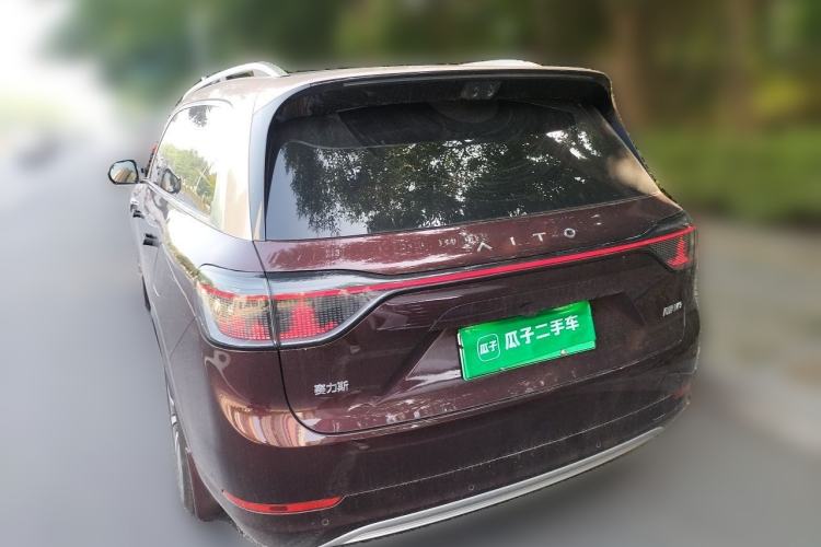 Used Hima AITO M9 2025 Extended-Range Ultra Version 52 kWh 6-Seater Rear Left 45 Deg