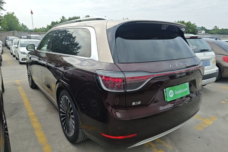 Used Hima AITO M9 2025 Extended-Range Ultra Version 52 kWh 6-Seater Rear Left 45 Deg