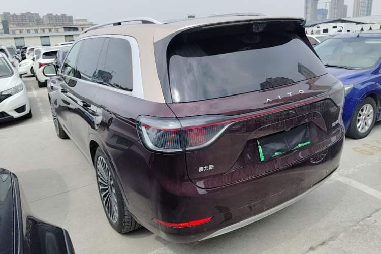 Used Hima AITO M9 2025 Extended-Range Ultra Version 52 kWh 6-Seater Rear Left 45 Deg
