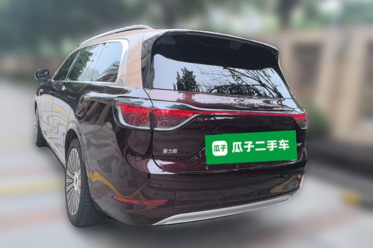 Used Hima AITO M9 2025 Pure Electric Ultra Version 100 kWh 6-Seater Model Rear Left 45 Deg
