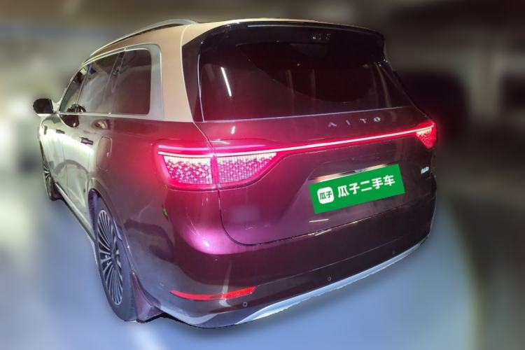Used Hima AITO M9 2025 Extended-Range Ultra Version 52 kWh 6-Seater Rear Left 45 Deg