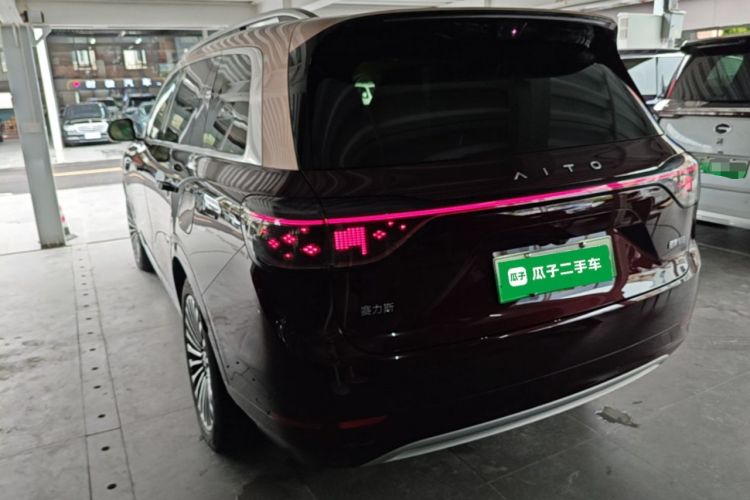Used Hima AITO M9 2025 Extended-Range Ultra Version 52 kWh 6-Seater Rear Left 45 Deg