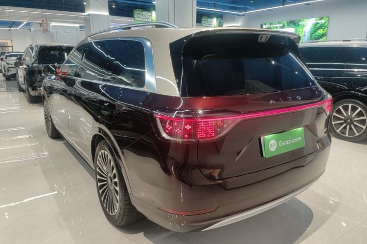 Used Hima AITO M9 2025 Extended-Range Ultra Version 52 kWh 6-Seater Rear Left 45 Deg