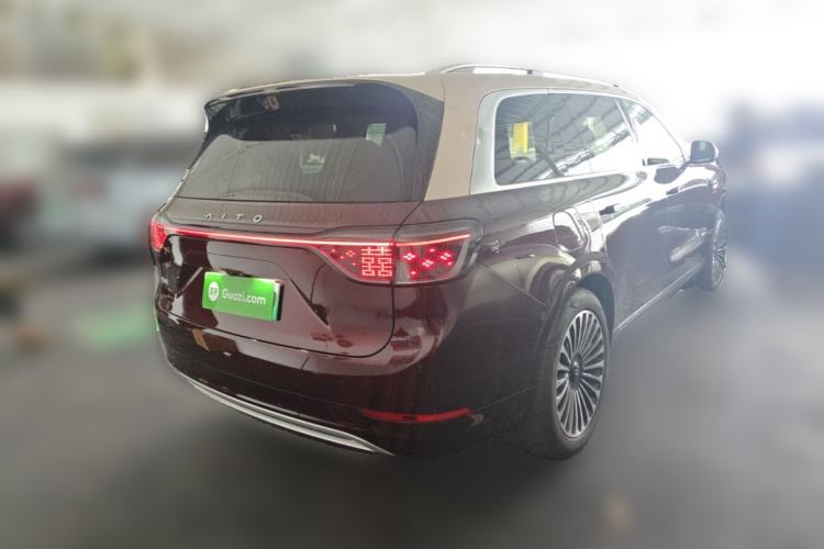 Used Hima AITO M9 2025 Extended-Range Ultra Version 52 kWh 6-Seater Rear Right 45 Deg