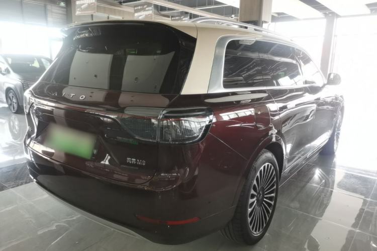 Used Hima AITO M9 2025 Extended-Range Ultra Version 52 kWh 6-Seater Rear Right 45 Deg
