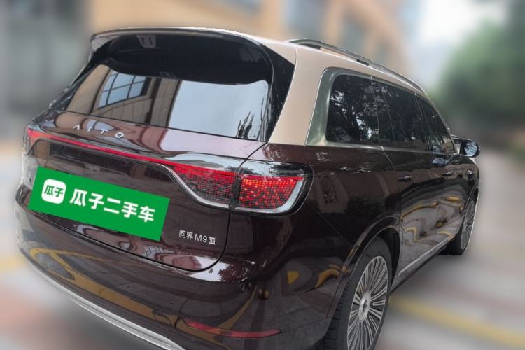 Used Hima AITO M9 2025 Pure Electric Ultra Version 100 kWh 6-Seater Model Rear Right 45 Deg