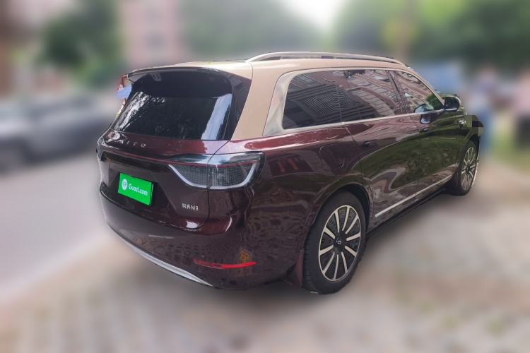 Used Hima AITO M9 2025 Extended-Range Ultra Version 52 kWh 6-Seater Rear Right 45 Deg