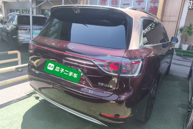 Used Hima AITO M9 2025 Pure Electric Ultra Version 100 kWh 6-Seater Model Rear Right 45 Deg