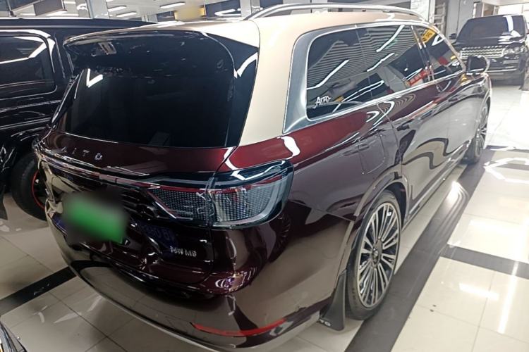 Used Hima AITO M9 2025 Extended-Range Ultra Version 52 kWh 6-Seater Rear Right 45 Deg