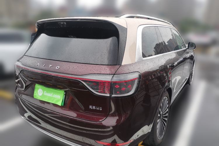 Used Hima AITO M9 2025 Extended-Range Ultra Version 52 kWh 6-Seater Rear Right 45 Deg