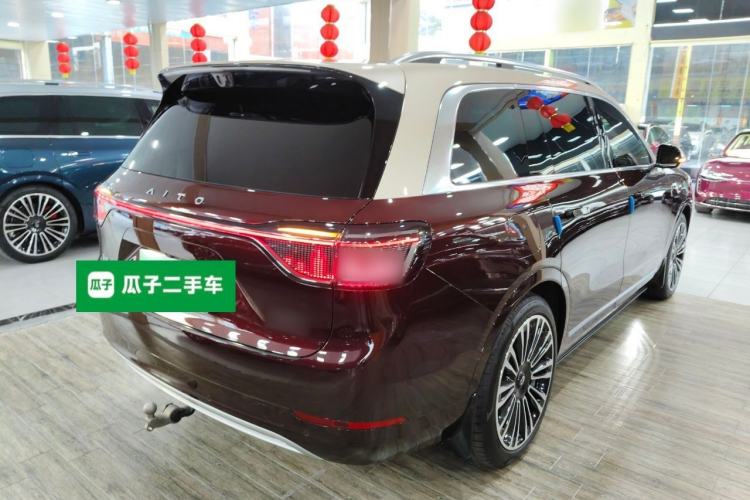 Used Hima AITO M9 2025 Extended-Range Ultra Version 52 kWh 6-Seater Rear Right 45 Deg