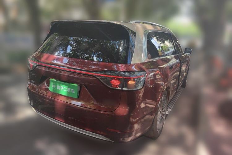 Used Hima AITO M9 2025 Extended-Range Ultra Version 52 kWh 6-Seater Rear Right 45 Deg