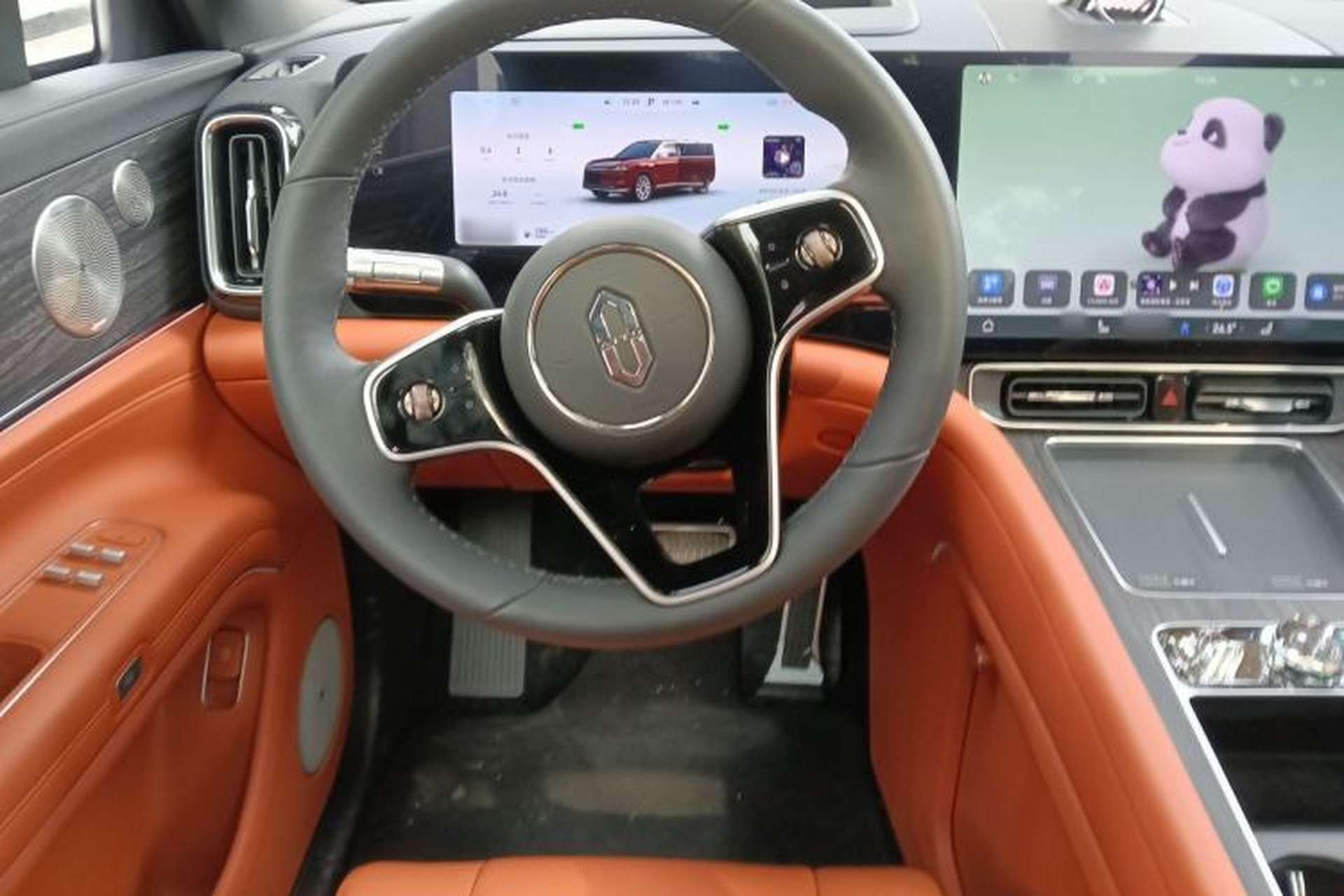 Used Hima AITO M9 2025 Extended-Range Ultra Version 52 kWh 6-Seater Steering Wheel
