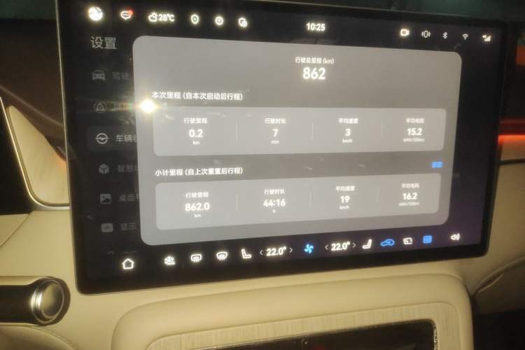 Used Hima H5 2025 Model Pure Electric Max Odometer Close Up