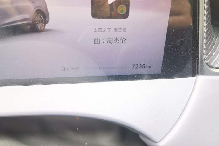 Used Hima H5 2025 Model Pure Electric Max Long Range Odometer Close Up