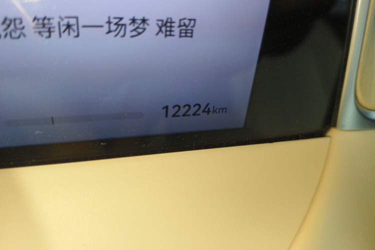Used Hima H5 2025 Model Pure Electric Max Odometer Close Up
