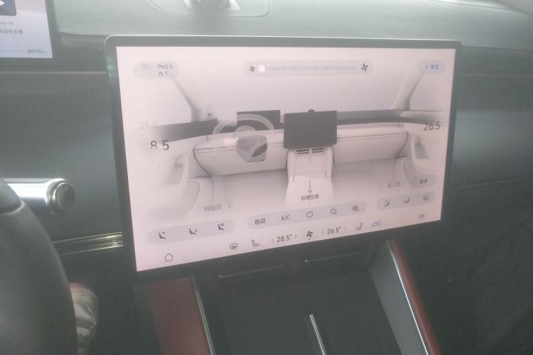 Used Hima Luxeed S7 2024 Max Rear-Drive Long-Range Intelligent Driving Version Audio And AC Panel