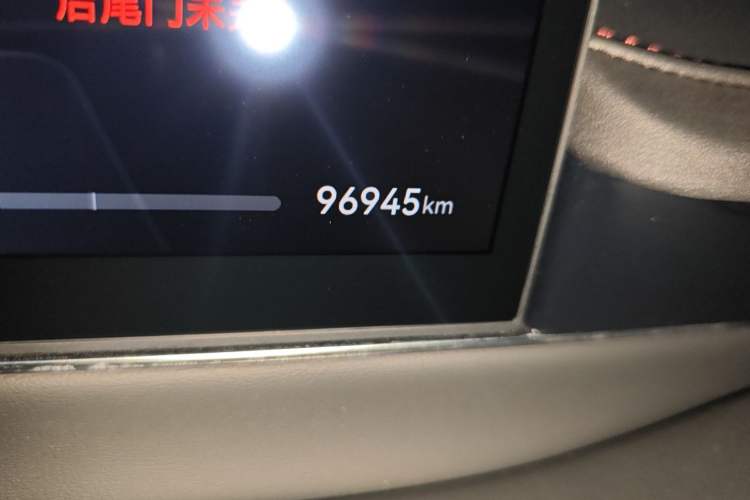 Used Hima Luxeed S7 2024 Max Rear-Drive Long-Range Intelligent Driving Version Odometer Close Up