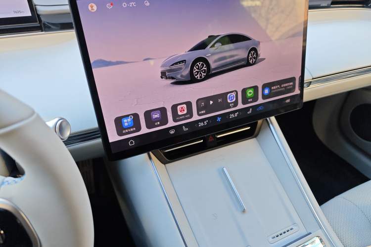 Used Hima Luxeed S7 2024 Max Rear-Drive Long-Range Intelligent Driving Version Audio And AC Panel