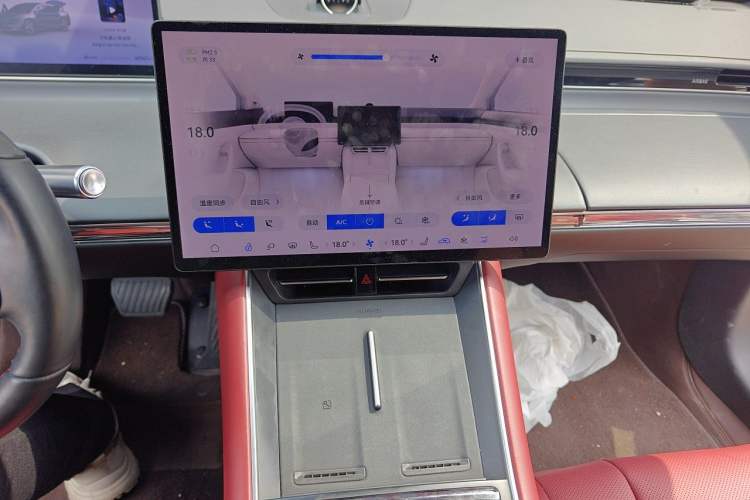 Used Hima Luxeed S7 2024 Max Rear-Drive Long-Range Intelligent Driving Version Audio And AC Panel