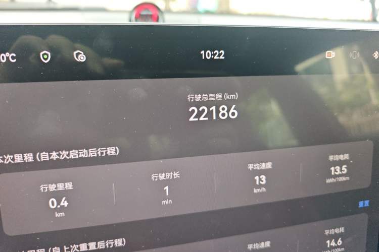 Used Hima Luxeed S7 2024 Max Odometer Close Up
