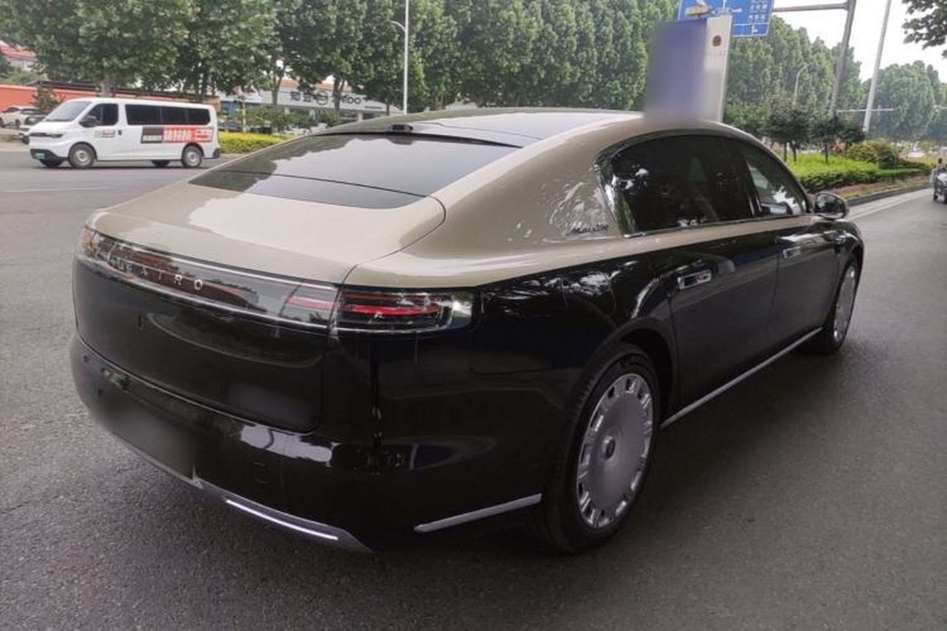 Used Hima S800 2025 Model Range-Extended Xinghui Prestige Edition 5-seater (896-line LiDAR) Rear Right 45 Deg
