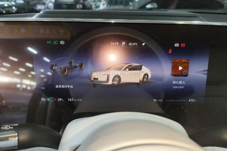 Used Hima S800 2025 Model, Pure Electric Starlight Premium Edition, 5 Seats Instrument Cluster