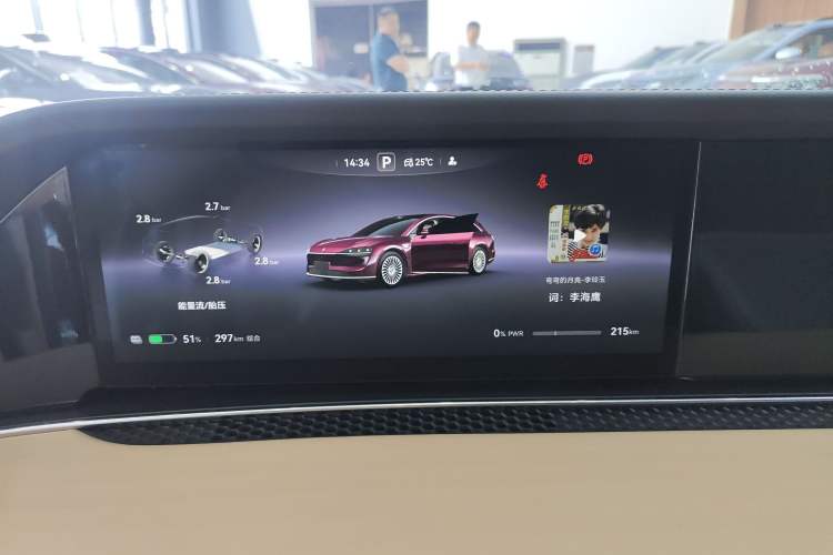 Used Hima S9T 2025 Model Pure Electric Four-Wheel-Drive Ultra Instrument Cluster