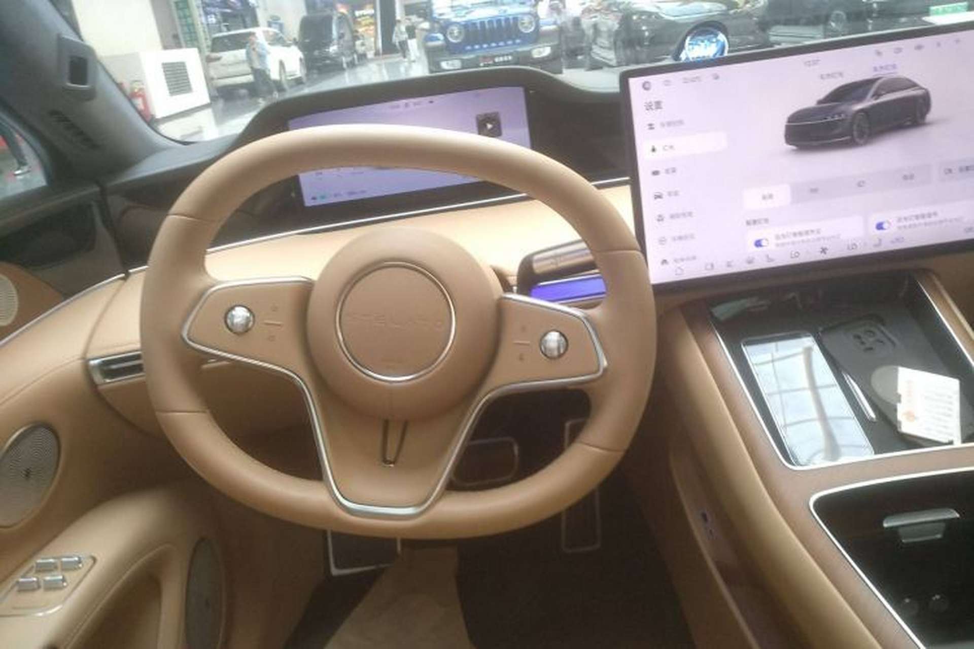 Used Hima Stelato S9 2024 All-Electric Ultra Four-Wheel-Drive Flagship Edition Steering Wheel