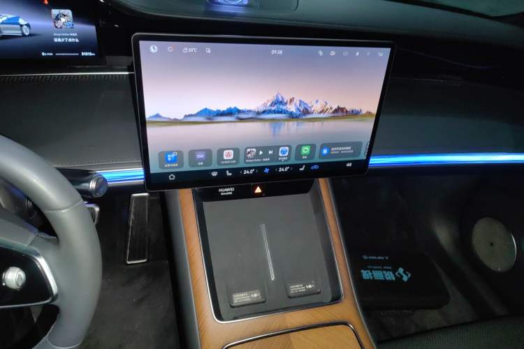 Used Hima Stelato S9 2024 All-Electric Ultra Four-Wheel-Drive Flagship Edition Audio And AC Panel