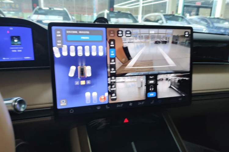Used Hima Stelato S9 2024 All-Electric Ultra Four-Wheel-Drive Flagship Edition Audio And AC Panel