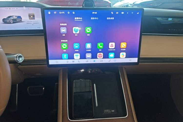 Used Hima Stelato S9 2024 All-Electric Ultra Four-Wheel-Drive Flagship Edition Audio And AC Panel
