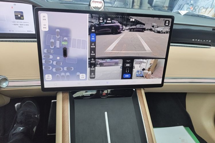 Used Hima Stelato S9 2024 All-Electric Ultra Four-Wheel-Drive Flagship Edition Audio And AC Panel