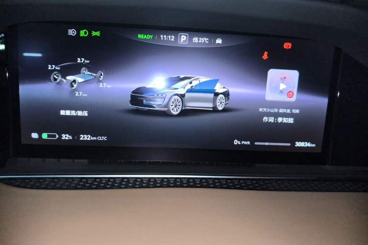 Used Hima Stelato S9 2024 All-Electric Ultra Four-Wheel-Drive Flagship Edition Instrument Cluster