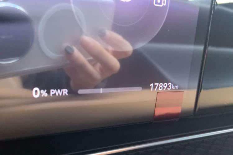 Used Hima Stelato S9 2024 All-Electric Ultra Four-Wheel-Drive Flagship Edition Odometer Close Up