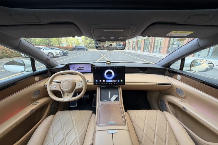 Used Hima Stelato S9 2024 All-Electric Ultra Four-Wheel-Drive Flagship Edition Audio And AC Panel