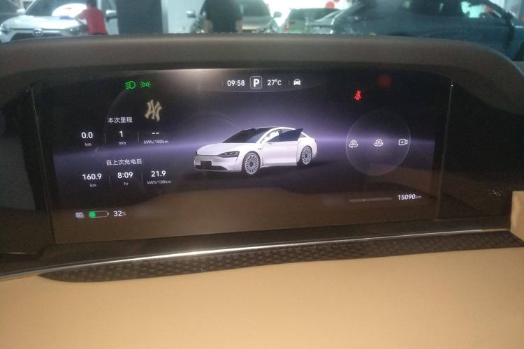 Used Hima Stelato S9 2024 All-Electric Ultra Four-Wheel-Drive Flagship Edition Instrument Cluster