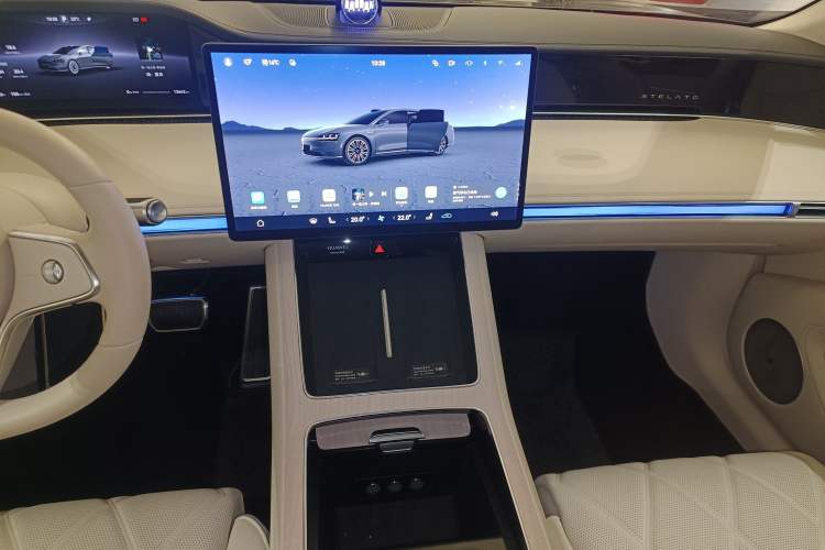 Used Hima Stelato S9 2024 All-Electric Ultra Four-Wheel-Drive Flagship Edition Audio And AC Panel