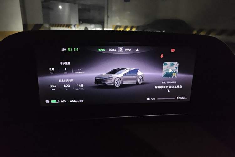 Used Hima Stelato S9 2024 All-Electric Max Rear-Drive Long-Range Version Instrument Cluster