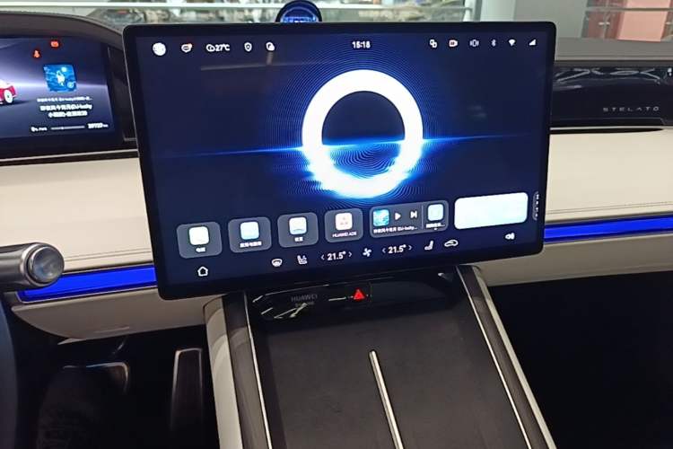 Used Hima Stelato S9 2024 All-Electric Ultra Four-Wheel-Drive Flagship Edition Audio And AC Panel