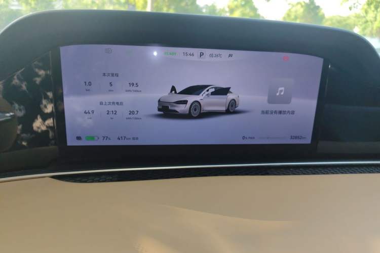 Used Hima Stelato S9 2024 All-Electric Ultra Four-Wheel-Drive Flagship Edition Odometer Close Up