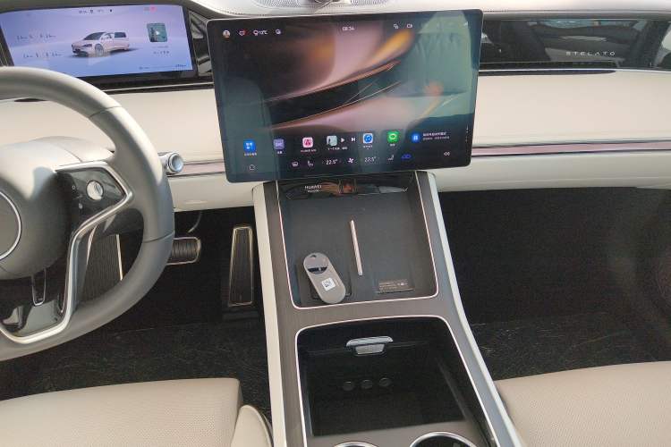 Used Hima Stelato S9 2024 All-Electric Ultra Four-Wheel-Drive Flagship Edition Audio And AC Panel