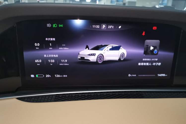Used Hima Stelato S9 2024 All-Electric Ultra Four-Wheel-Drive Flagship Edition Instrument Cluster