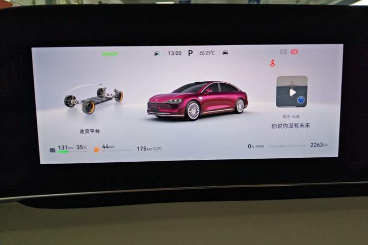 Used Hima Stelato S9 2026 Model Range-Extender Ultra, Rear-wheel Drive, 53kWh Instrument Cluster