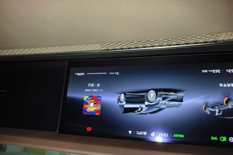 Used Hima Stelato S9T 2025 Model Pure Electric Four-Wheel-Drive Ultra Odometer Close Up