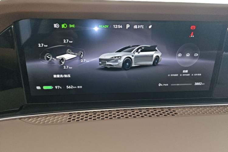 Used Hima Stelato S9T 2025 Model Pure Electric Four-Wheel-Drive Ultra Instrument Cluster