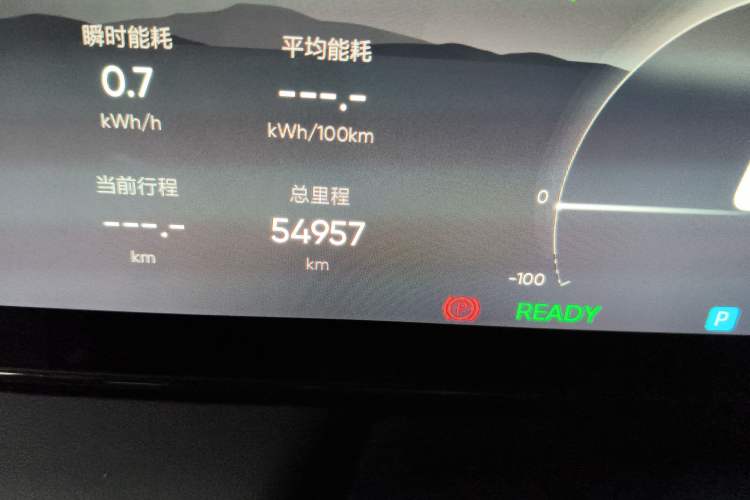 Used HiPhi X 2021 Flagship Edition 6-Seater Odometer Close Up