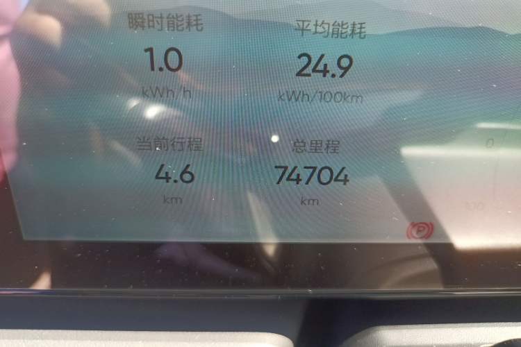 Used HiPhi X 2021 Luxury Edition 6-Seater Odometer Close Up