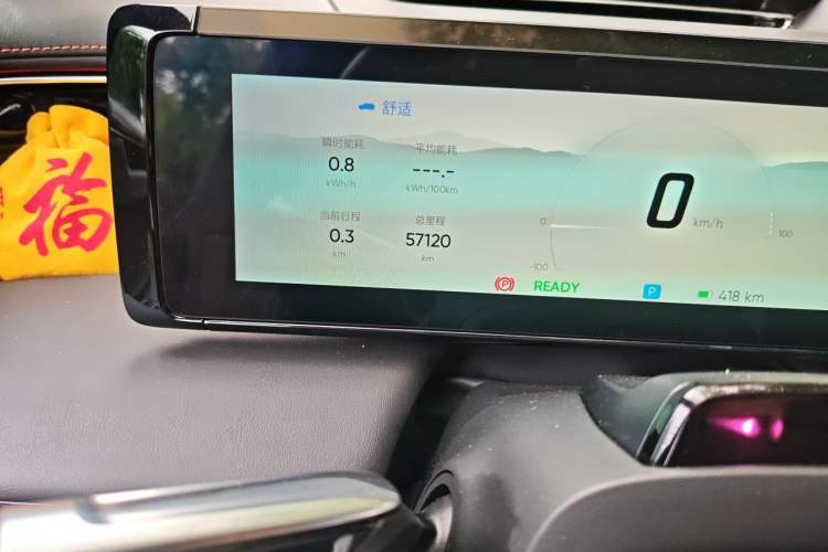 Used HiPhi X 2021 Performance Edition 6-seater Odometer Close Up