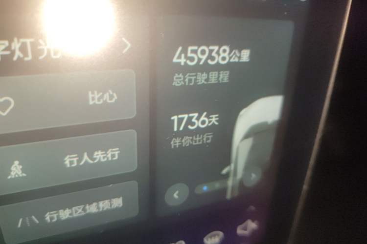 Used HiPhi X 2021 Flagship Edition 6-Seater Odometer Close Up
